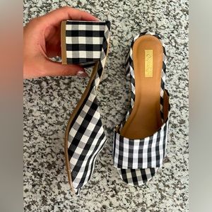 Qupid Gingham Heels